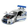 Jada 1:24 Nissan Skyline GT-R R34 2002 de Brian (Plateado) – Fast & Furious