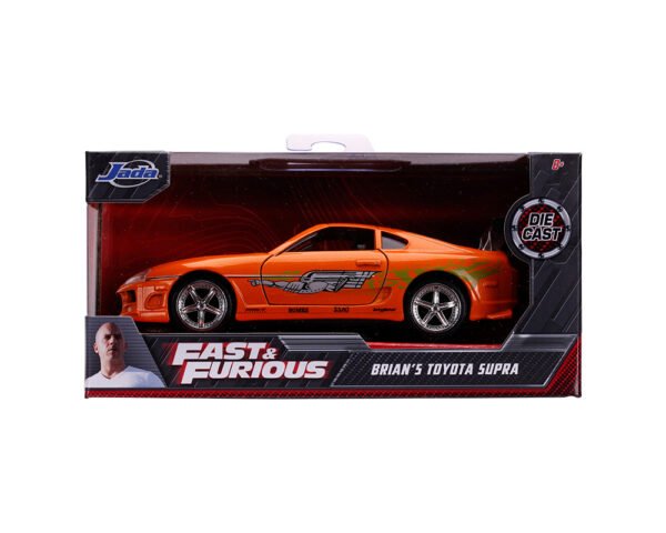 Jada 1:32 Toyota Supra 1995 de Brian (Naranja) – Fast & Furious