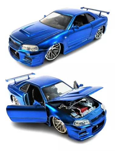 Jada 1:24 Brian’s 2002 Nissan Skyline GT-R R34 – Fast & Furious