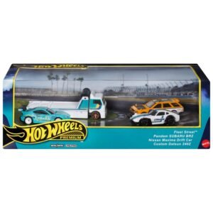 (Pre-venta) Hot Wheels Diorama – Pandem Subaru BRZ, Nissan Maxima Drift Car, Custom Datsun 240Z, Fleet Street