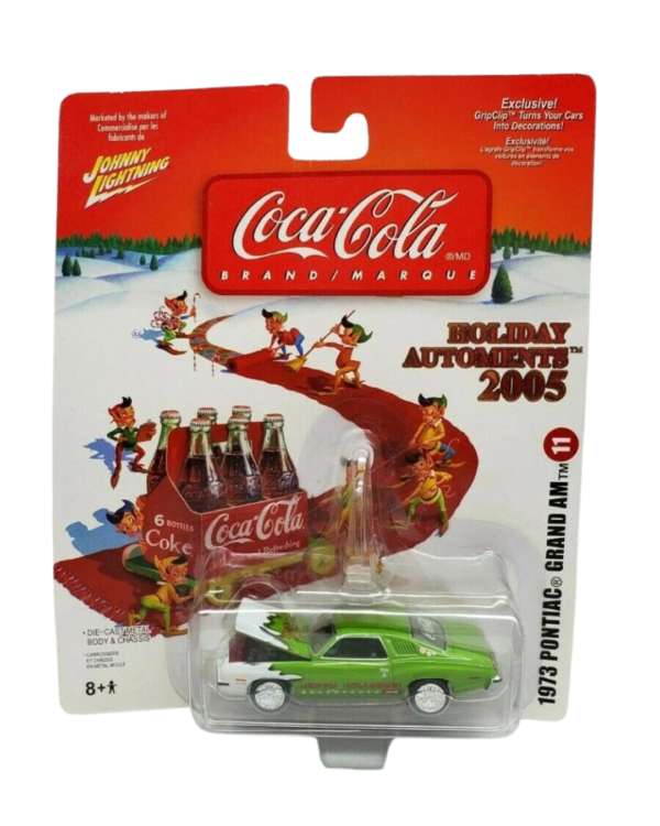 COCA COLA Holiday Automents 1973 PONTIAC GRAND AM Johnny Lightning