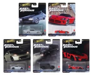 (Pre-venta)Hot Wheels Premium 2024 – Rápidos y Furiosos (Set de 5)