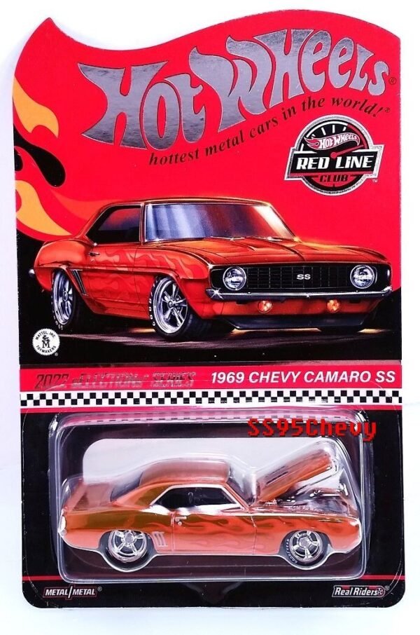 Hot Wheels 1969 Chevy Camaro SS Diecast Vehicle - Orange