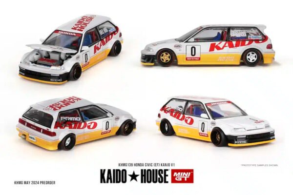 Kaido House x Mini GT Honda Civic (EF) Kanjo V1