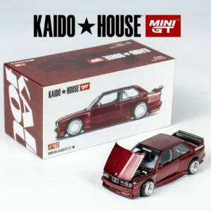 Kaido House x Mini GT BMW M3 (E30) Kaido GT V1 M Red #162 1/64
