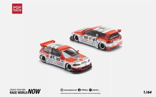 Pop Race Pandem Civic EG6 V1.5 Idemisu Motion Infinite #212 1/64