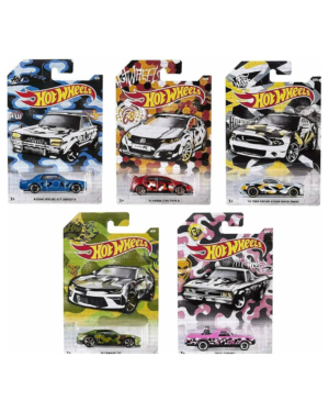 Hot Wheels 2019 Urban Camo Camouflage Series Complete Set of 5