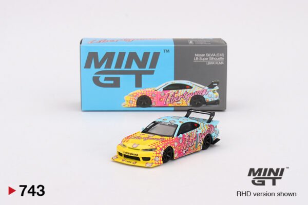 Mini GT Nissan Silvia S15 LB-Super Silhouette (No. 743 – LBWK KUMA)