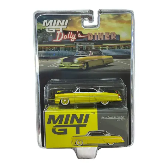 Mini GT Lincoln Capri Hot Rod 1954 (No. 794 – Lime Yellow)
