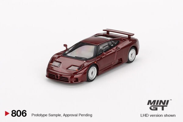 Mini GT – Bugatti EB110 GT Rojo (806)
