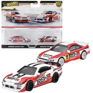 Hot Wheels Premium – Car Culture 2-Pack (Nissan 240SX (S14) + Nissan Silvia (S14) – RS★R Drift Duo)