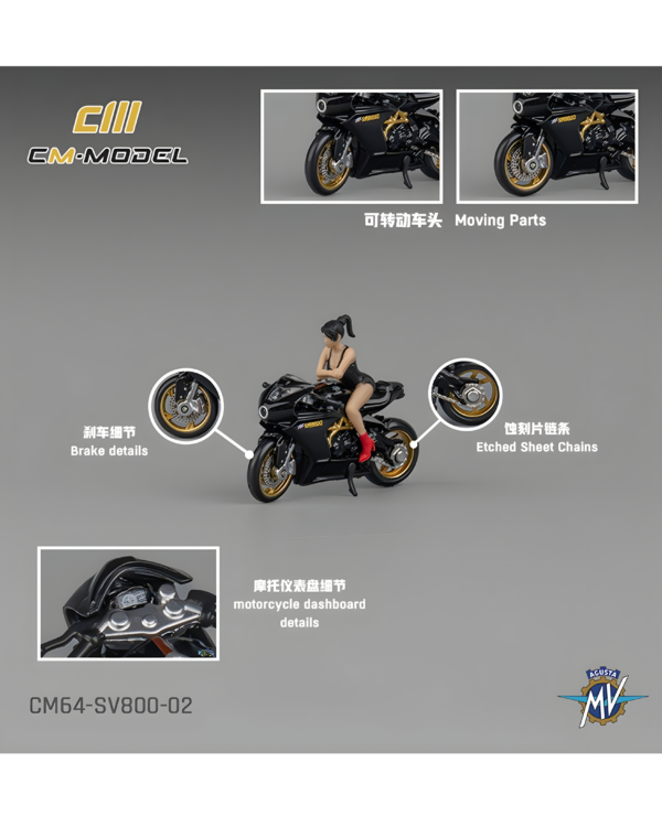 CM Model – MV Agusta Superveloce 800 con figura