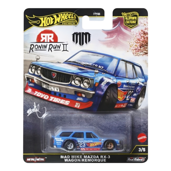Hot Wheels Mad Mike Mazda RX-3 Wagon / Remorque