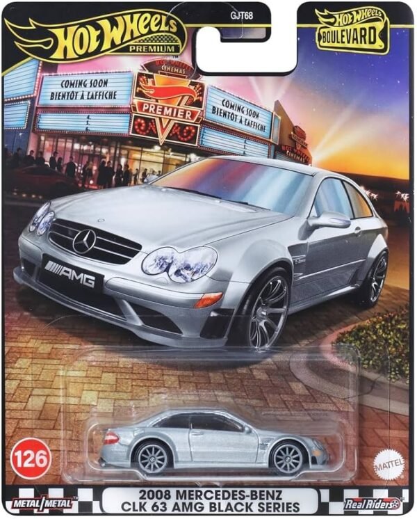 Hot Wheels Premium - Boulevard 2008 Mercedes-Benz CLK 63 AMG Black Series