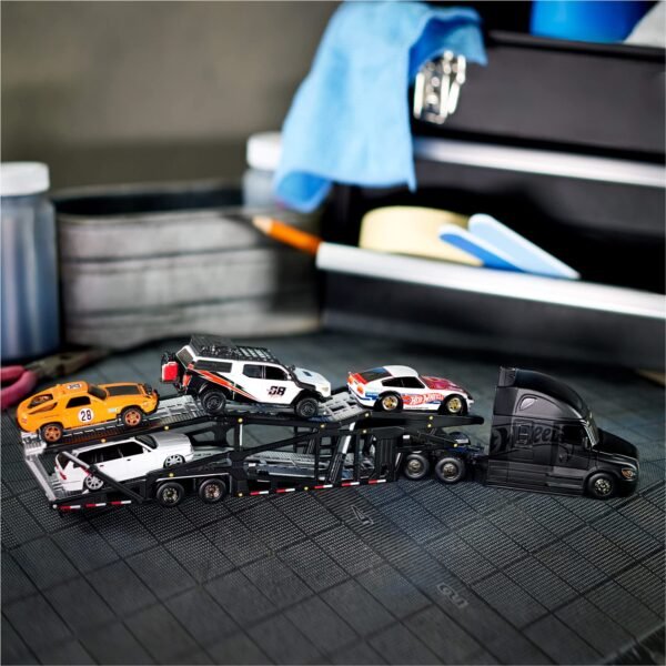 (Pre-venta) Hot Wheels Elite 64 – Car Carrier (Camión porta autos)