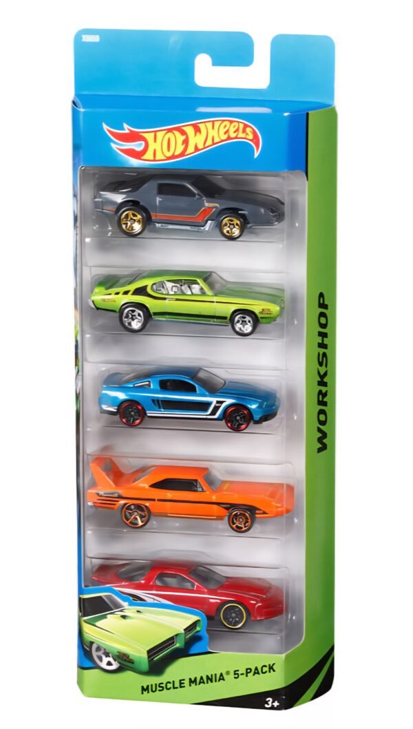 Pack-de-5-autos-Hot-Wheels-3-11904 7