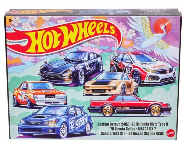 (Pre-venta) Hot Wheels Japanese Performance 6-Car Gift Pack
