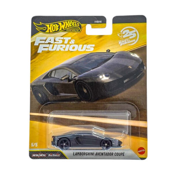 (Pre-venta) Hot Wheels Premium Fast & Furious Lamborghini Aventador Coupé