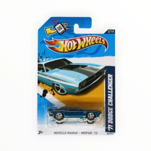25 (Pre-venta) Hot Wheels 2012 Muscle Mania Mopar, Teal '71 Dodge Challenger 2/10