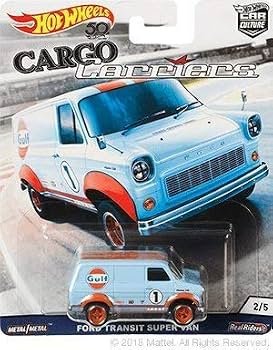 Hot Wheels CAR Culture Cargo Carriers Ford Transit Super Van Vehicle