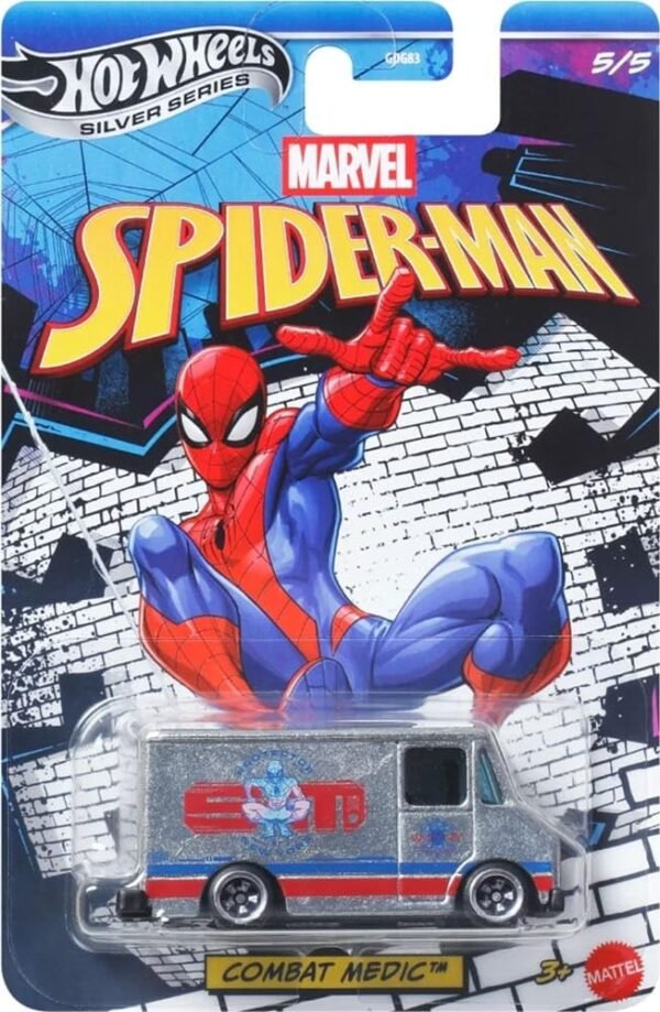 (Pre-venta) Hot Wheels Silver Series Spider Man Combat Medic
