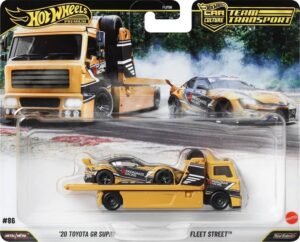 719I6ORcR9L._AC_UF1000,1000_QL80_ Hot Wheels Team Transport #86 '20 Toyota GR Supra & Fleet Street