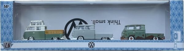 M2 Machines Auto Hauler 65 1960 VW Double Cab Trucks