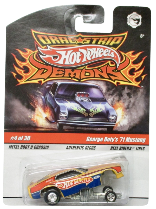 HOT WHEELS DRAG STRIP DEMONS GEORGE DOTY'S '71 MUSTANG