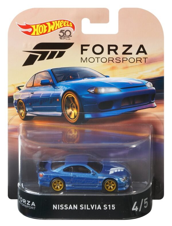 Hot Wheels Forza Motorsport Nissan Silvia S15 Blue