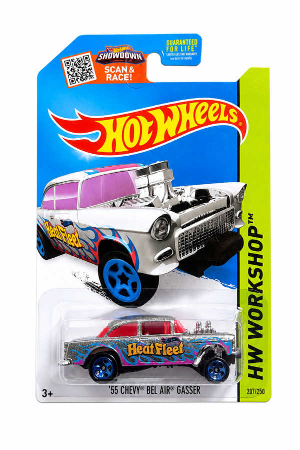 Hot Wheels '55 Chevy Bel Air Gasser (Edición ZAMAC)