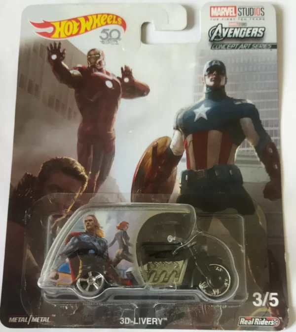 (Pre-venta) Hot Wheels 3D-Livery Avengers