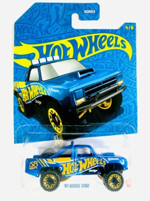 (Pre-venta) 87' DODGE D100 58TH ANNIVERSARY HOT WHEELS