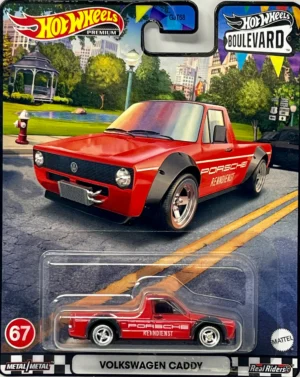 Hot Wheels Volkswagen Caddy Porsche Renndienst