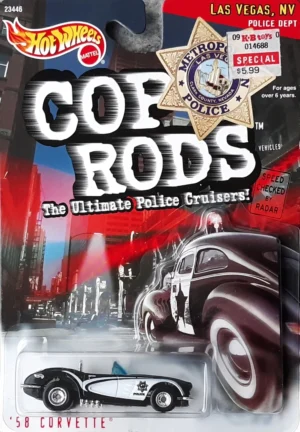 kjhgcvbhn Hot Wheels Cop Rods '58 Corvette