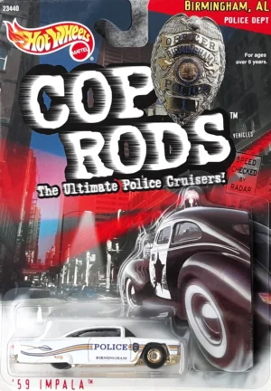 ouiyutyr Hot Wheels Cop Rods ’59 Impala