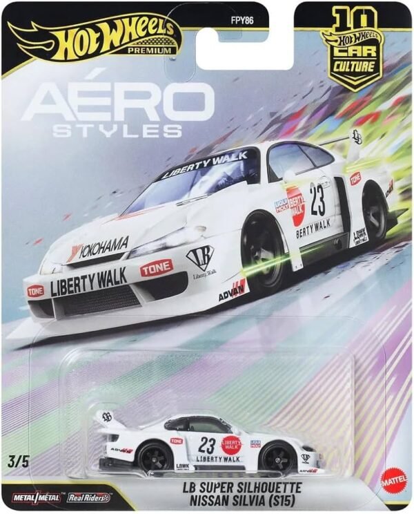 (Pre-venta) Hot Wheels Aero Styles LB Super Silhouette Nissan Silvia S15