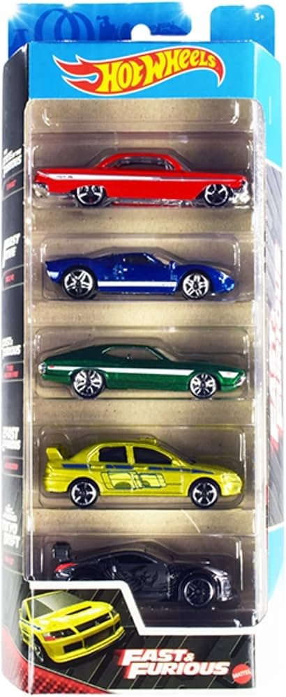 HOT WHEELS FAST AND FURIOUS 5 PACK