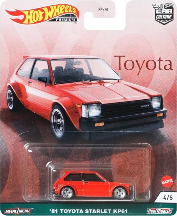 Hot Wheels Toyota Starlet KP61 1981