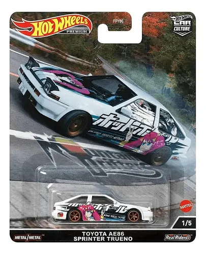 Hot Wheels Mountain Drifters Toyota Ae86 Sprinter Trueno