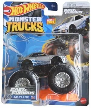 (Pre-venta) Hot Wheels Monster Trucks Fast Furious Skyline GT R