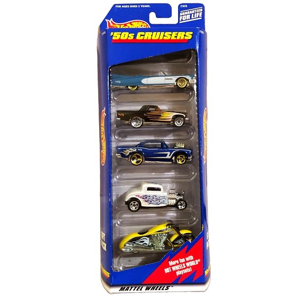 (Pre-venta) Hot Wheels 50s Cruisers 5-Pack