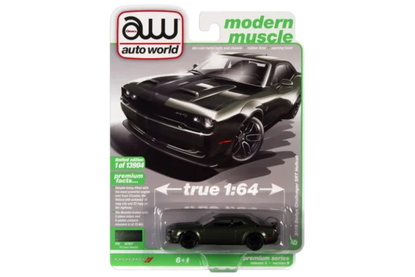 (Pre-venta) Auto World 2019 Dodge Challenger Hellcat