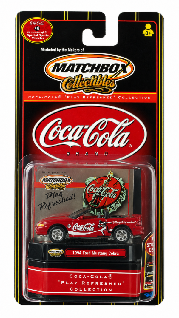 Matchbox Collectibles 1994 Ford Mustang Cobra Coca-Cola
