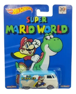(Pre-venta) Hot Wheels Premium Volkswagen T1 Panel Bus Super Mario