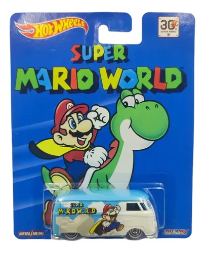 (Pre-venta) Hot Wheels Premium Volkswagen T1 Panel Bus Super Mario